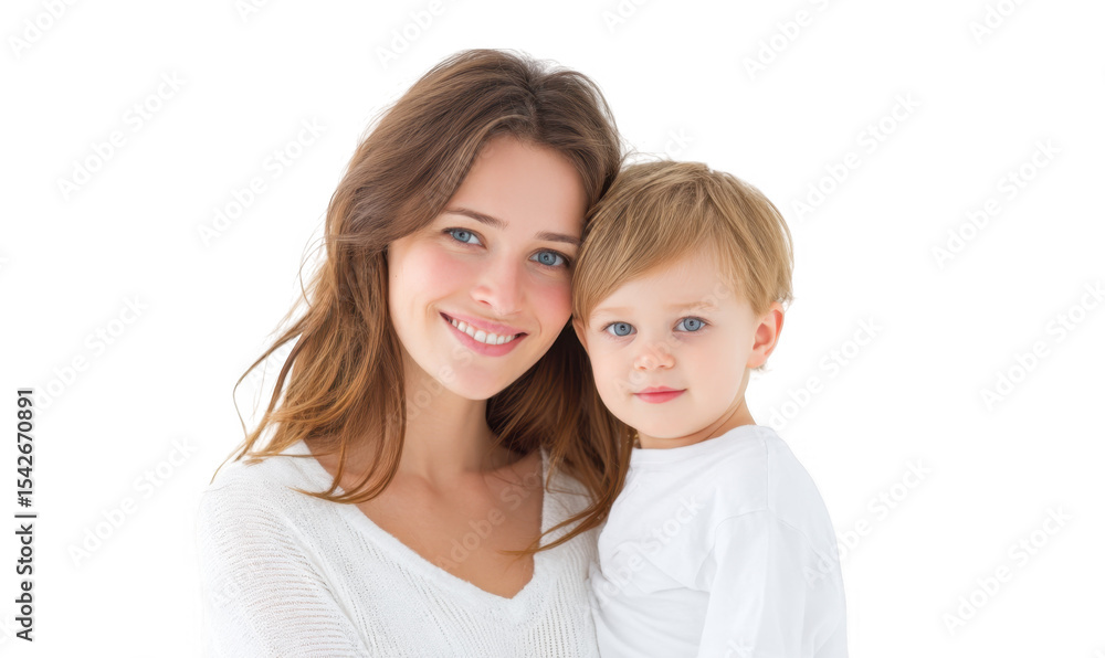 A joyful mother holding her smiling toddler in a bright. minimalist setting. showcasing a tender moment of connection and love. perfect for family-oriented content or lifestyle imagery A joyful mother holding her smiling toddler in a bright. minimalist setting. showcasing a tender moment of connection and love. perfect for family-oriented content or lifestyle imagery