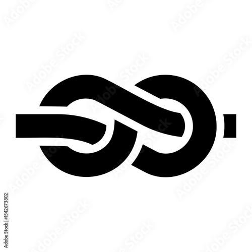 knot glyph icon