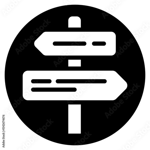 sign glyph icon