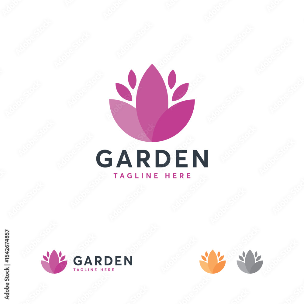 Fototapeta premium Elegant design of a stylized flower.