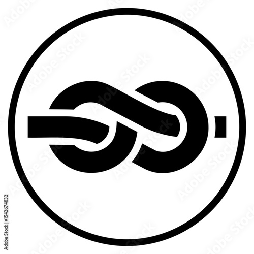 knot glyph icon