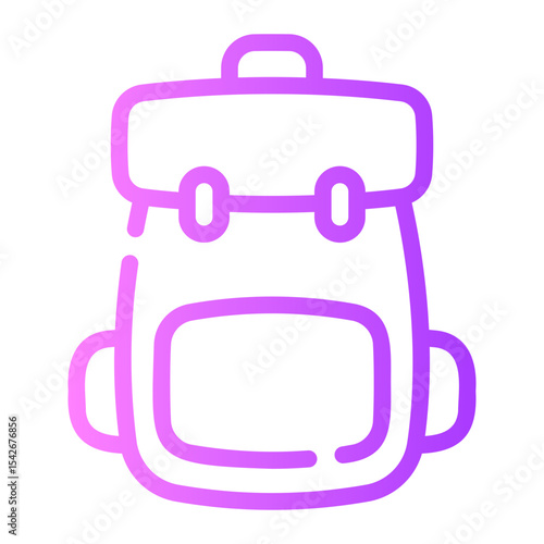 bagpack gradient icon