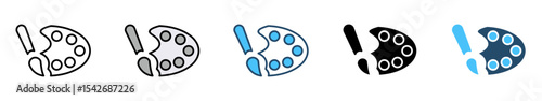 Icons with various styles Student and teacher icons. Education and knowledge symbols. Vector icon collection.