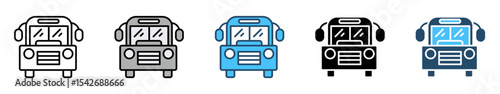 Icons with various styles Student and teacher icons. Education and knowledge symbols. Vector icon collection.