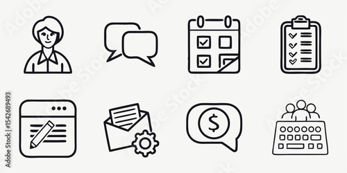 Black silhouette illustration showing different types of phones including cellphones and landlines in black and white