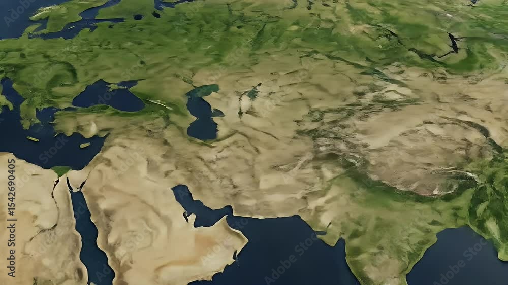 North America: A Satellite View of Continents North America: A Satellite View of Continents