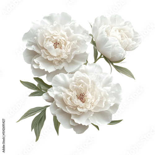 bouquet of white roses