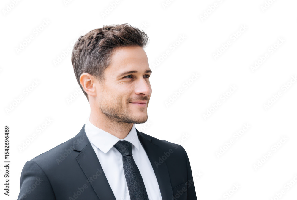 A confident young man in a tailored suit stands against a minimalist background. exuding professionalism and approachability. ideal for corporate or business-related themes A confident young man in a tailored suit stands against a minimalist background. exuding professionalism and approachability. ideal for corporate or business-related themes
