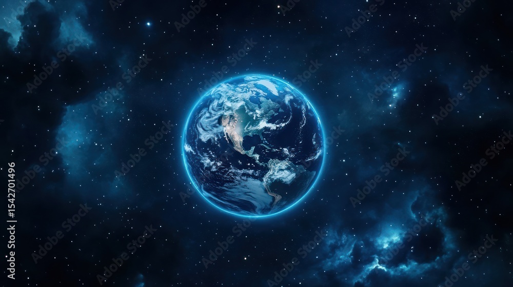 Earth planet in space Earth planet in space