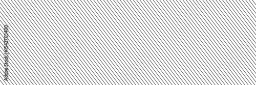 Slash line. Border with diagonal lines. Angle of tilt stripes. Black pattern of footer isolated vector on white background. Vector Illustration .  