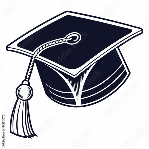 graduation cap and diploma