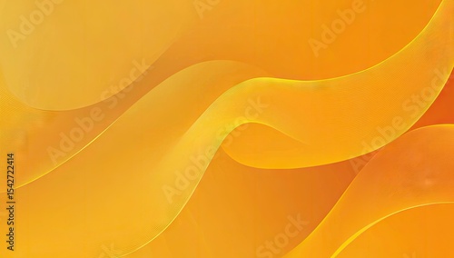 Abstract flowing orange shapes