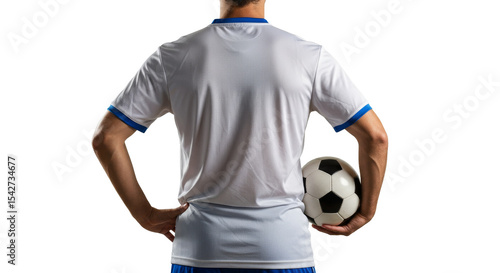 Soccer Player with Ball: Ready for the Game!