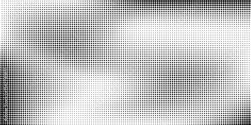 Grunge halftone gradient background. Faded grit noise texture. White and black sandy wallpaper eps10