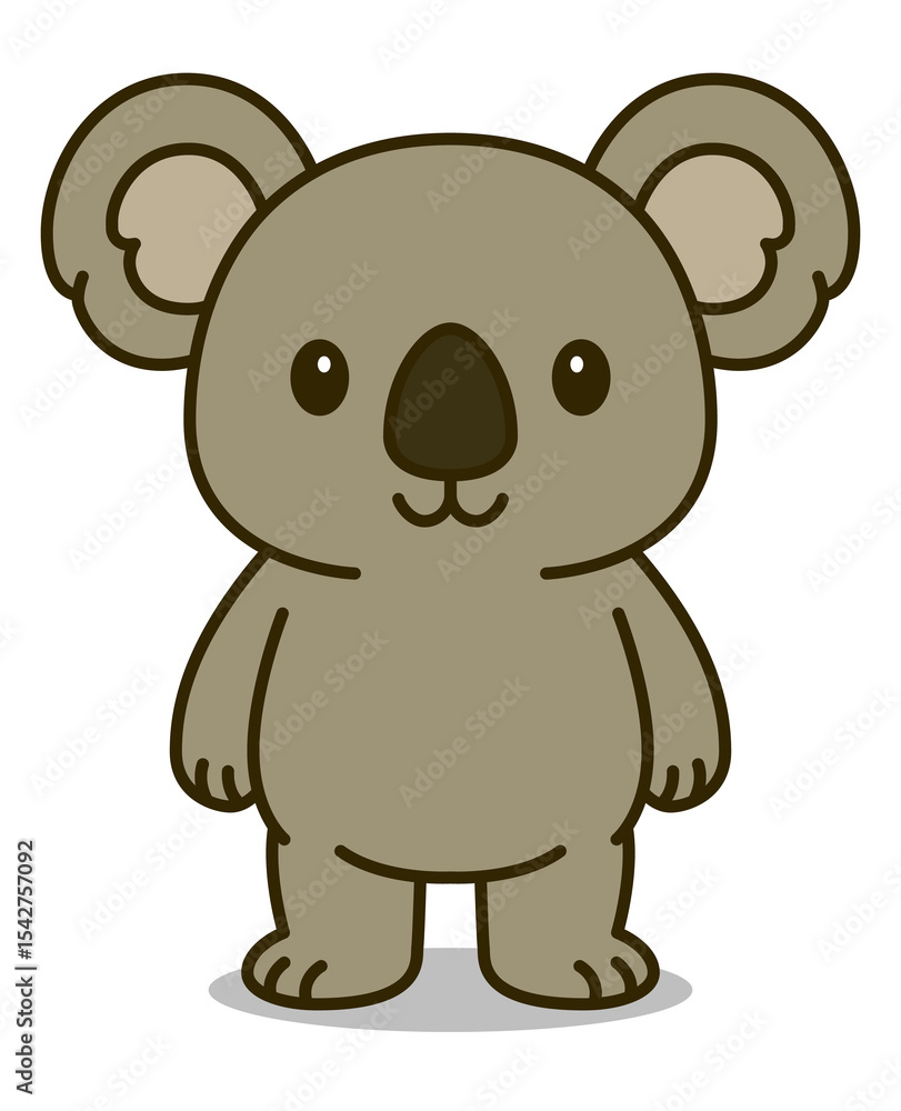 Naklejka premium Cute Baby Koala