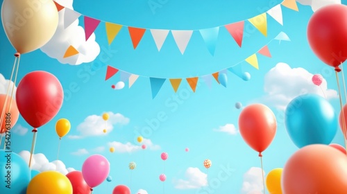 Holiday background template for Youth Day on 12 August