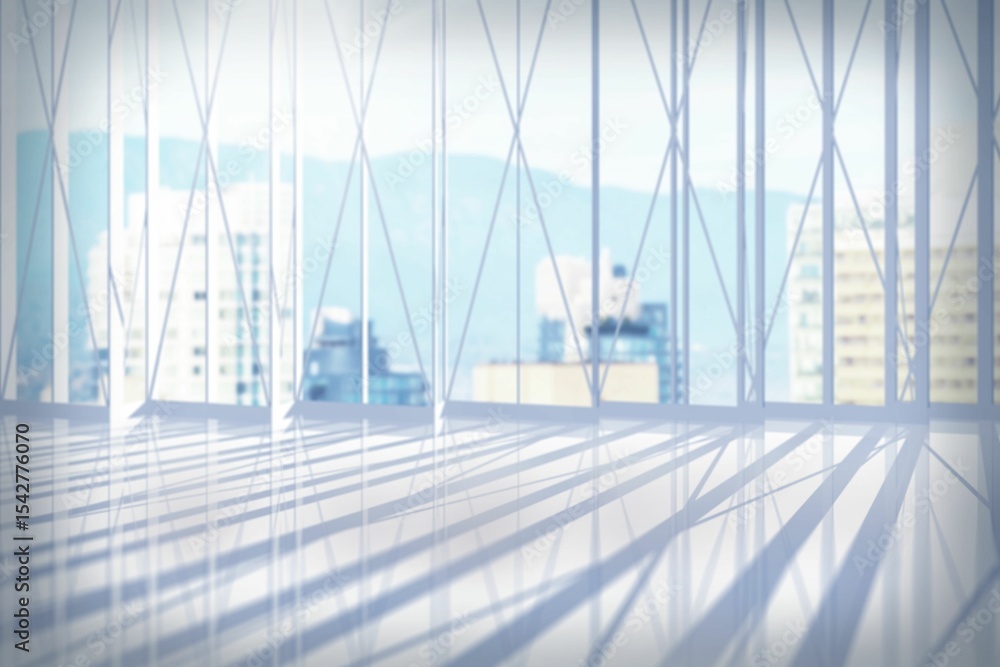 Obraz premium View of several building from inside