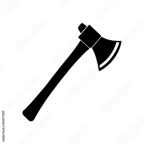 Axe Icon Vector in Flat and Clean Isolated Style