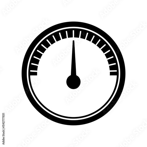 Barometer Icon Vector with Clean Flat Isolated Look