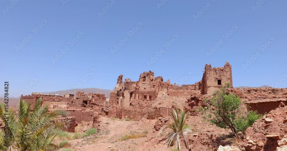 Scenic views of Telouet Kasbah near Marrakech, west Morocco Scenic views of Telouet Kasbah near Marrakech, west Morocco