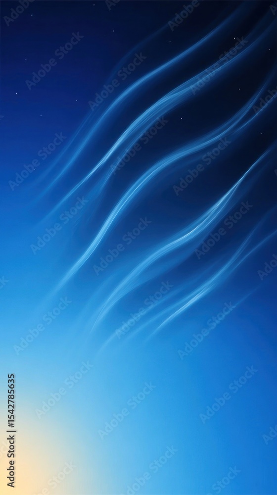 Fototapeta premium Abstract swirling lines, night to day transition