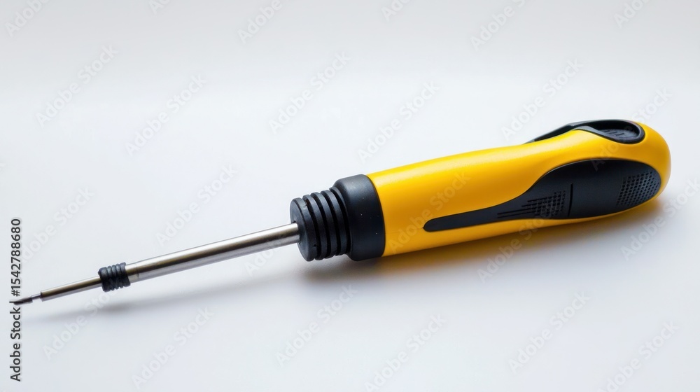 Portable soldering iron on a white background Portable soldering iron on a white background