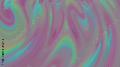 animation of colorful flowing waves, abstract illustration background