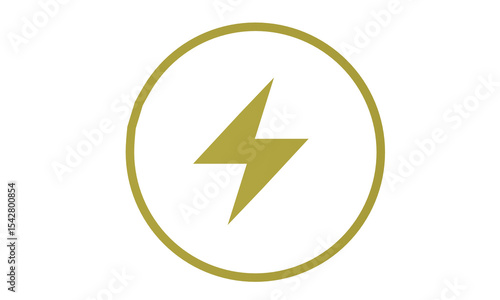 Free Download gold lightning icon - GFXLoad