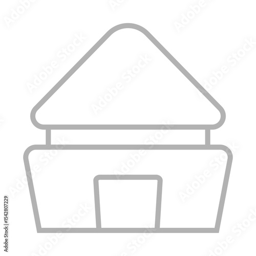 Luxury Cabin Icon Design