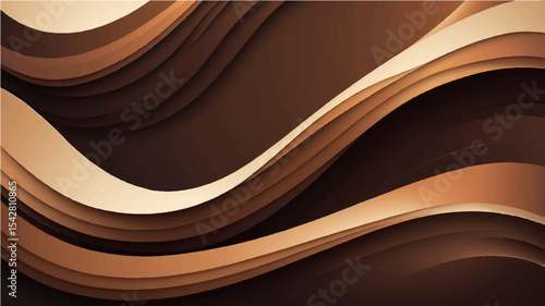 Chocolate swirl texture with brown waves and rich background design