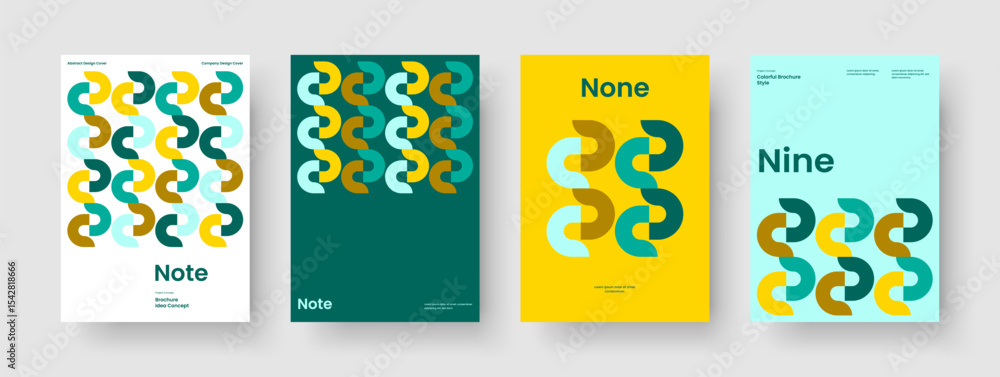 Obraz premium Modern Brochure Design. Isolated Business Presentation Layout. Abstract Flyer Template. Poster. Background. Book Cover. Banner. Report. Journal. Catalog. Advertising. Portfolio. Brand Identity