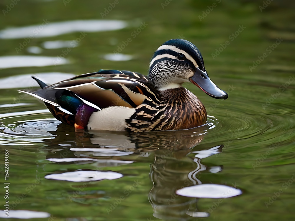 Obraz premium duck on the lake