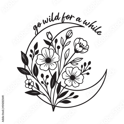 Go Wild for a While Floral