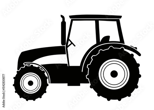 tractor isolated on white background