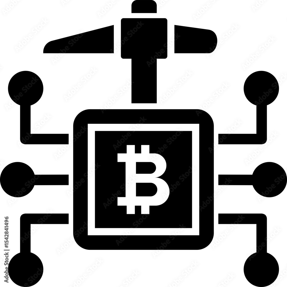 Obraz premium CPU Mining