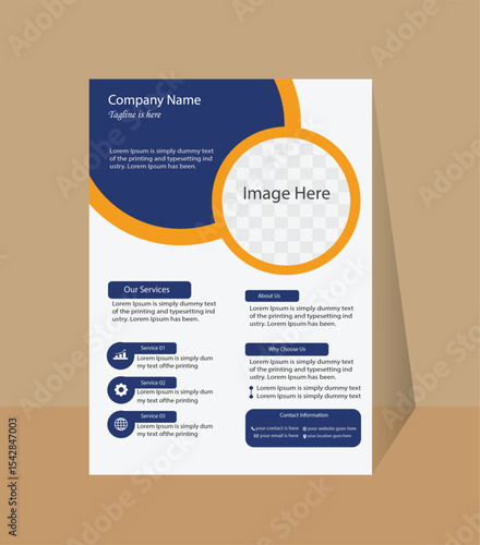 Flyer, Business Flyer Design template, Editable, Customizable, Professional, Business Flyer for Print and Digital use.
