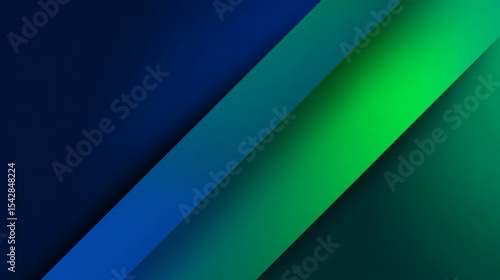 Minimalist background in deep navy and emerald green color blocks, symbolizing trust and wealth, with soft diagonal separation and smooth gradient blending no text or icons, only color fields, 16:9
