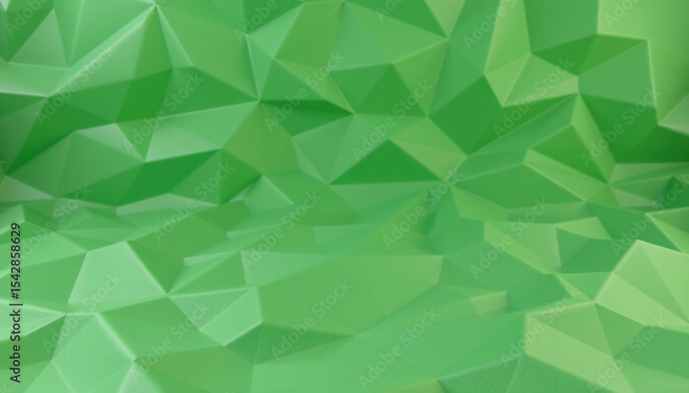 Lowpoly green background with textured surface, featuring geometric design of triangular shapes that create depth and dimension. This vibrant Lowpoly green background with textured surface, featuring geometric design of triangular shapes that create depth and dimension. This vibrant