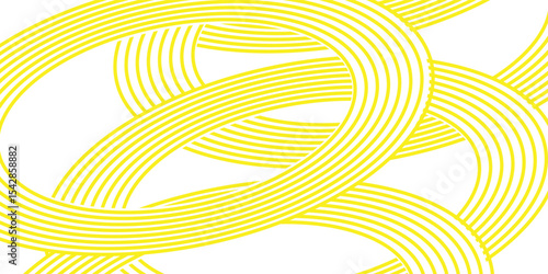 Pasta background, spaghetti abstract geometric pattern. Macaroni yellow poster. modern eps10.