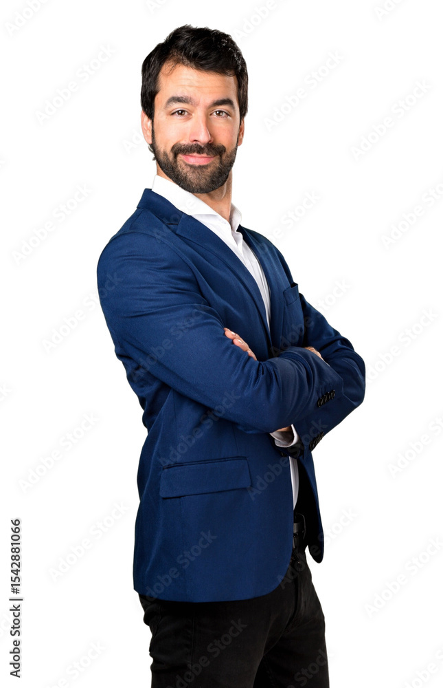 finance, business and technology concept. charming elegant young man with background finance, business and technology concept. charming elegant young man with background