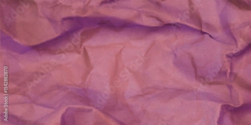 Wallpaper Mural Crumpled brown craft package paper texture. Abstract beige background with wrinkled cardboard texture. Vector illustration of a realistic origami page card folded and then unfolded sheet of paper Torontodigital.ca