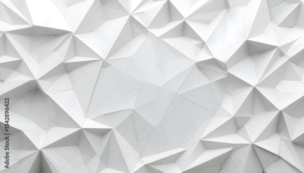 White Geometric Background with Subtle Abstract Polygonal Design Elements White Geometric Background with Subtle Abstract Polygonal Design Elements