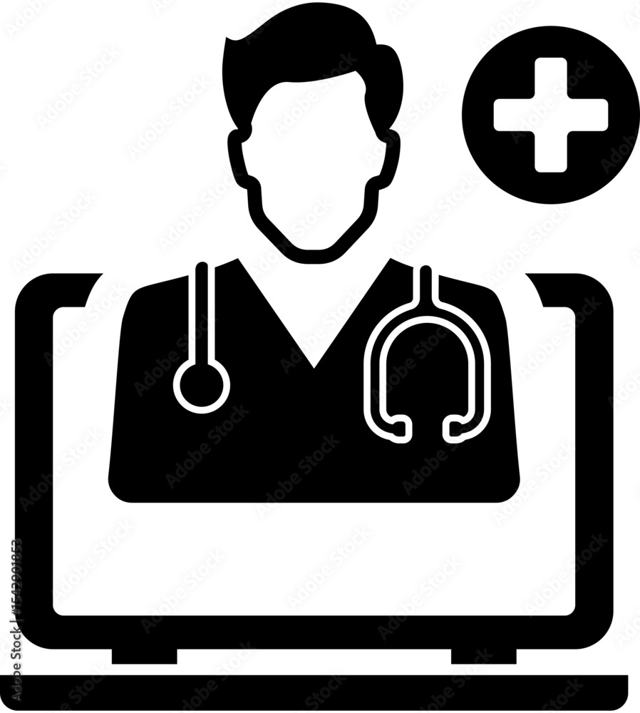 Fototapeta premium Online Consultation 