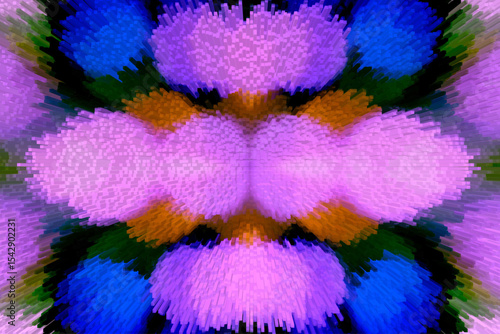 extrude abstract background