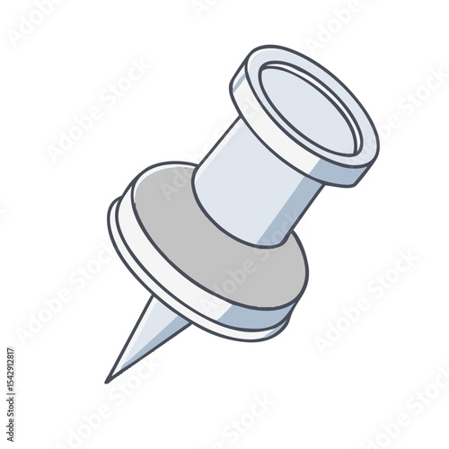 Push Pin Icon for Reminder Notes, Office Planning, Task Management, Event Organization, Stationery Design, Blog Graphics
