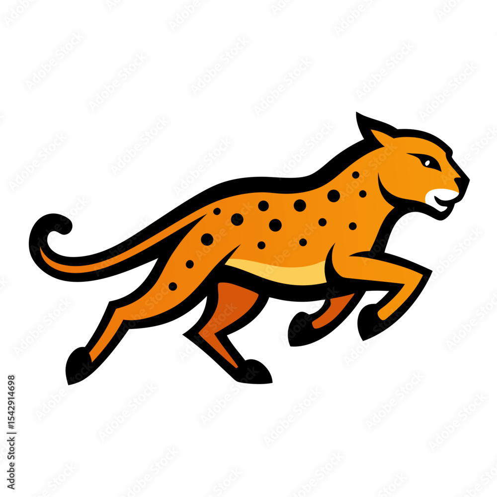 Fototapeta premium vector illustration of a lion