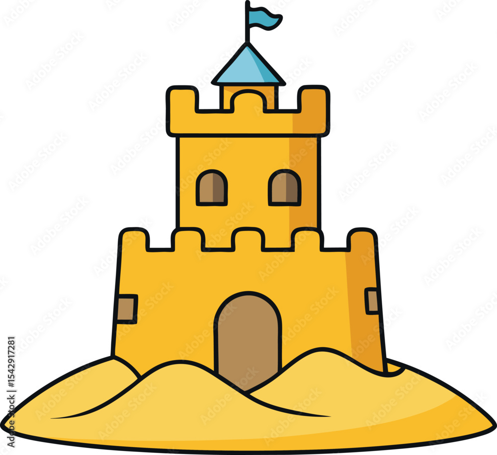 castle on the beach silhouette castle on the beach silhouette