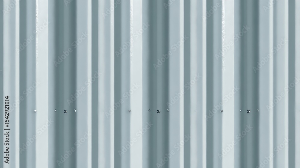 Corrugated Metal Sheeting with Smooth Silver Finish and Rivets Creates a Modern Industrial Texture Corrugated Metal Sheeting with Smooth Silver Finish and Rivets Creates a Modern Industrial Texture