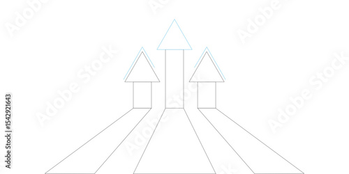 Business success story graph background