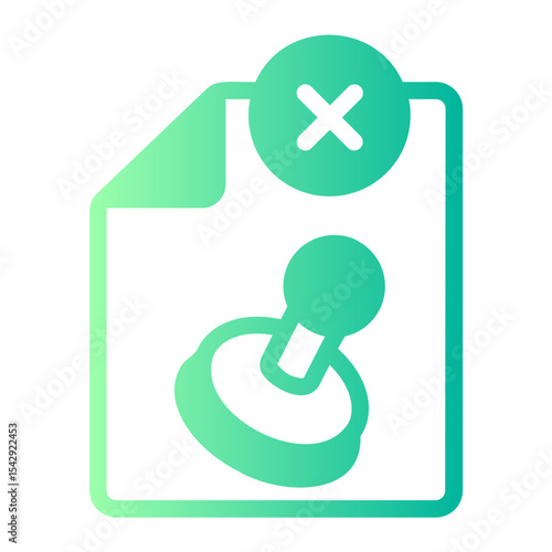 Denied gradient icon